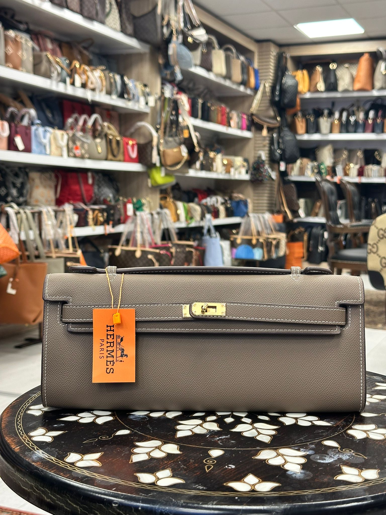 Hermes Kelly Cut Cluch