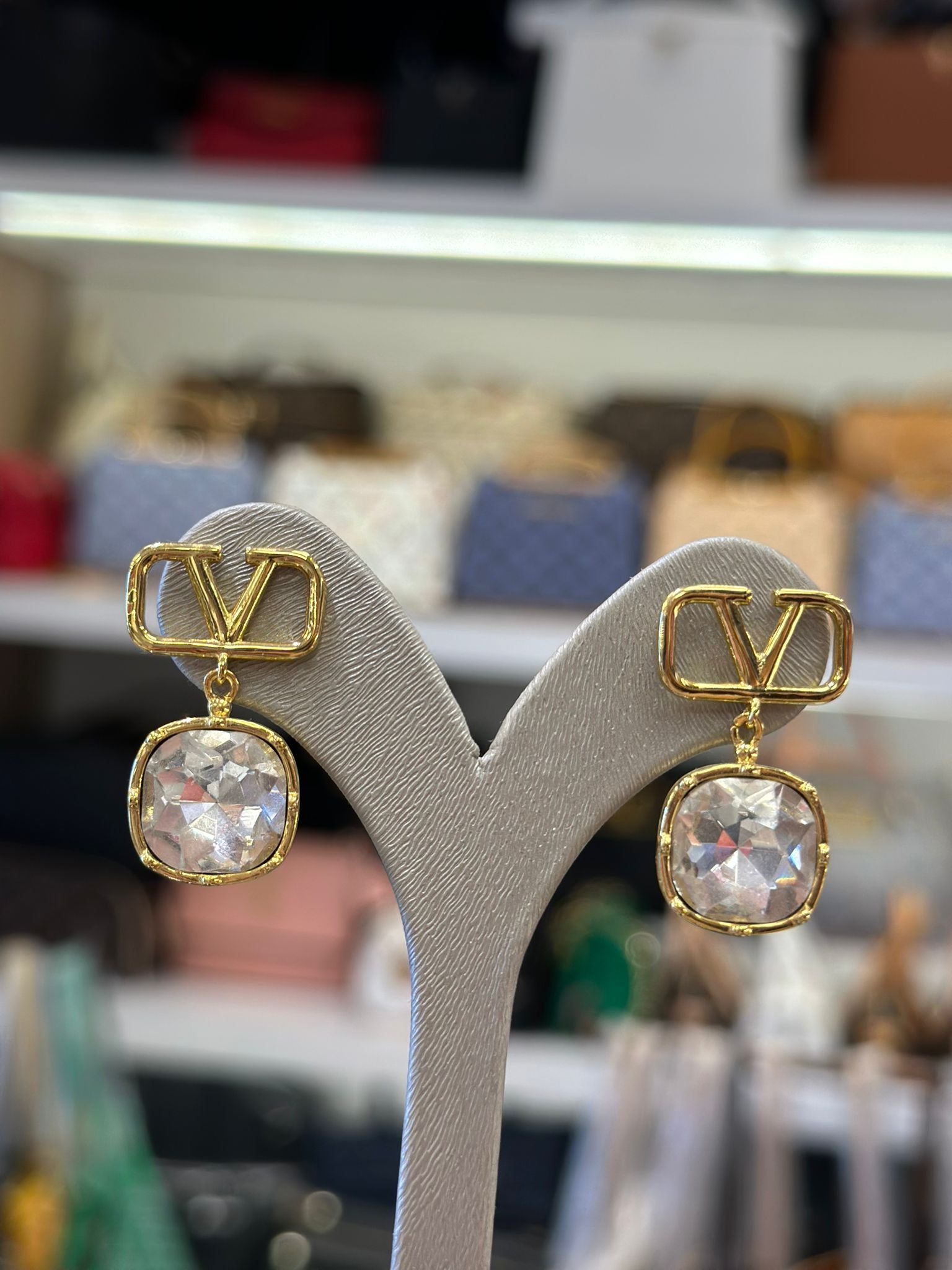 Aurelia Crystal Drop Earrings