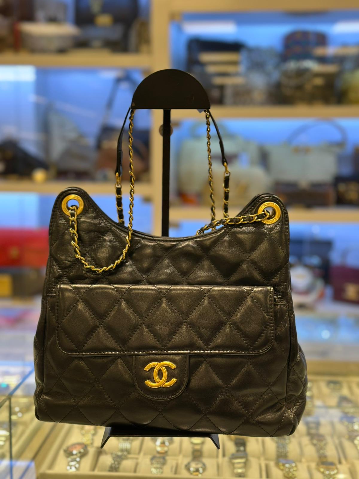 Chanel Wavy CC Hobo