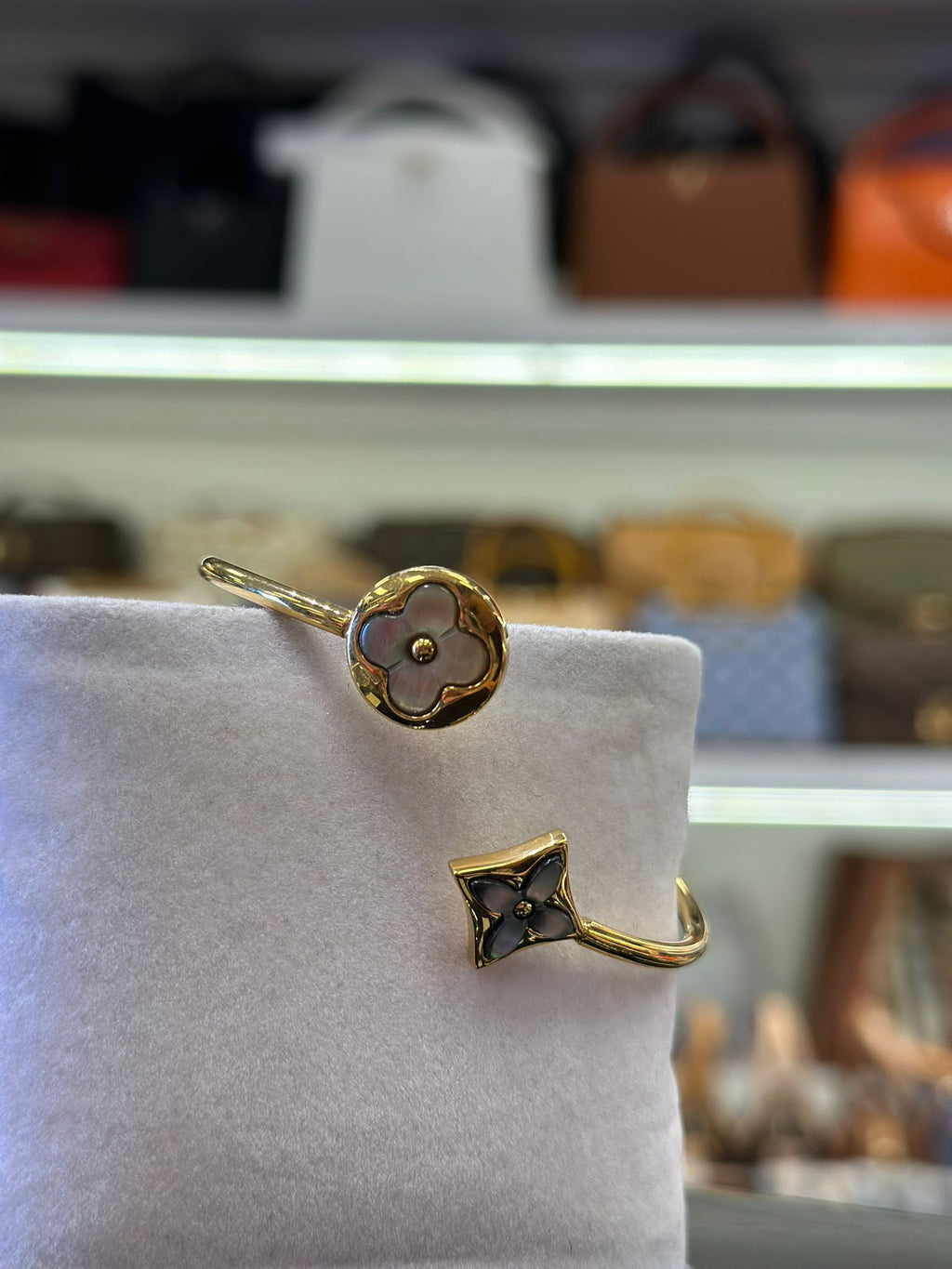 LV Floral Cuff Bracelet