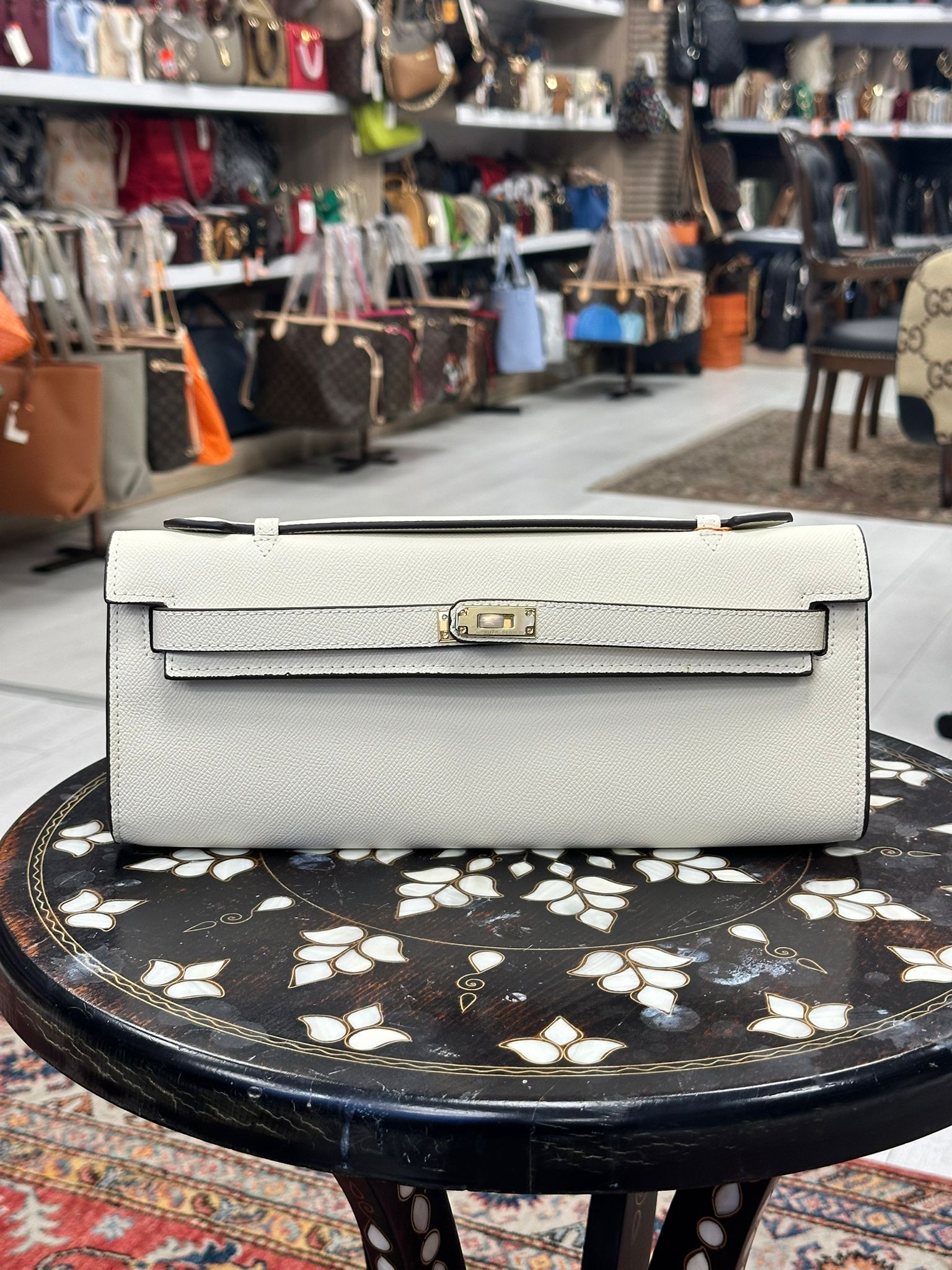 Hermes Kelly Cut Cluch