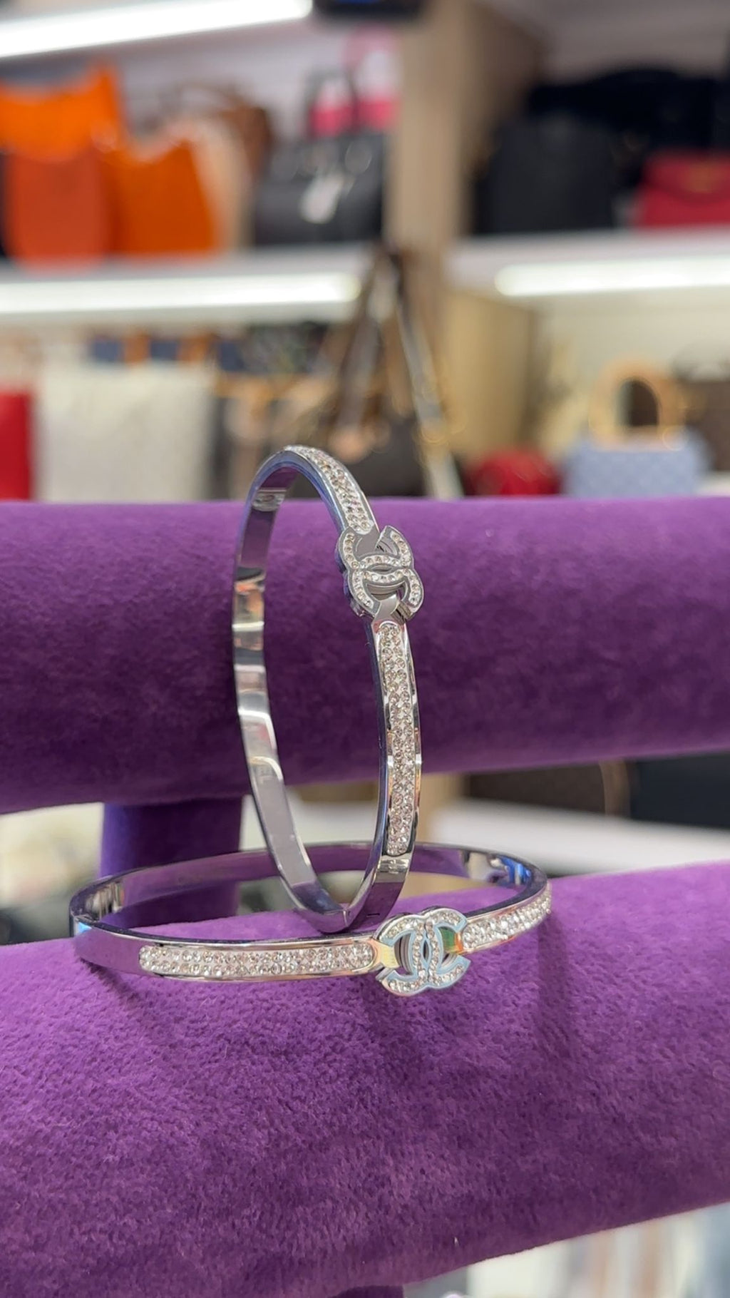 Chanel Shine Bracelets Silver