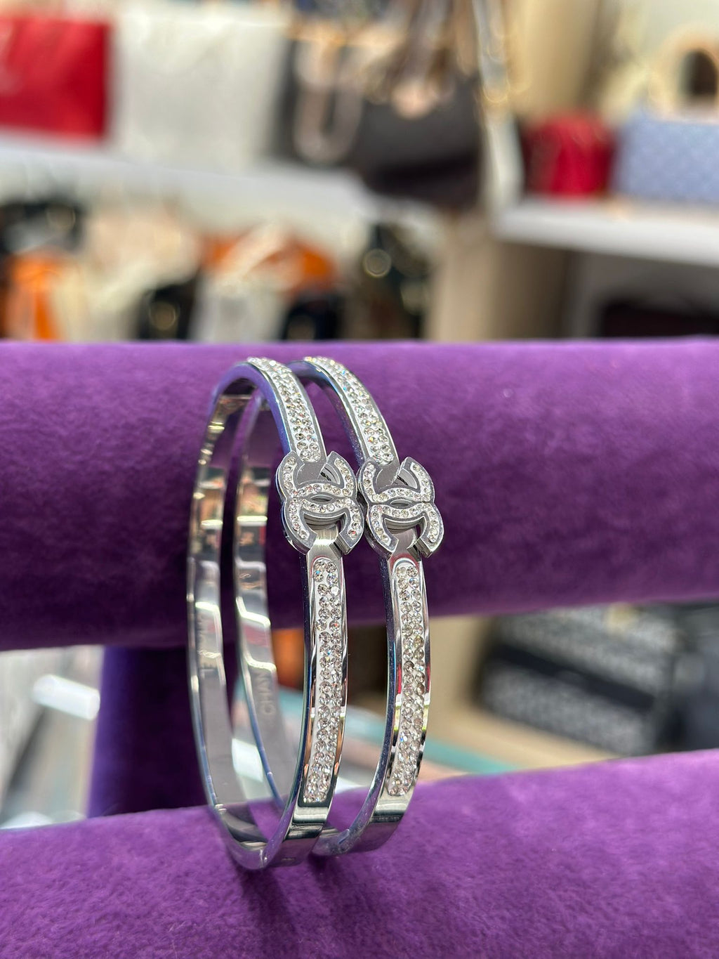Chanel Shine Bracelets Silver