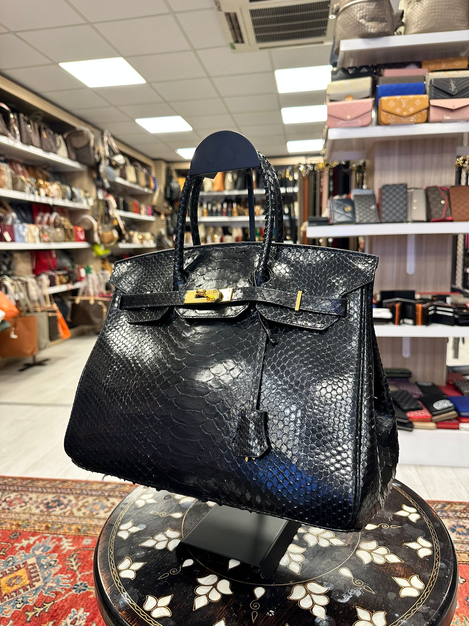 Hermes Birkin Python