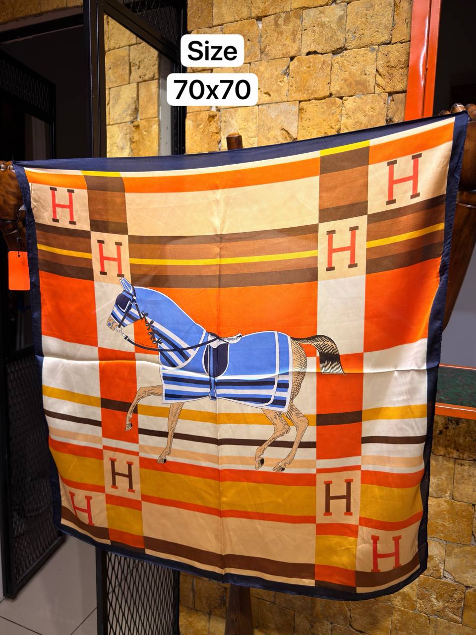 Hermes silk Shawl 1