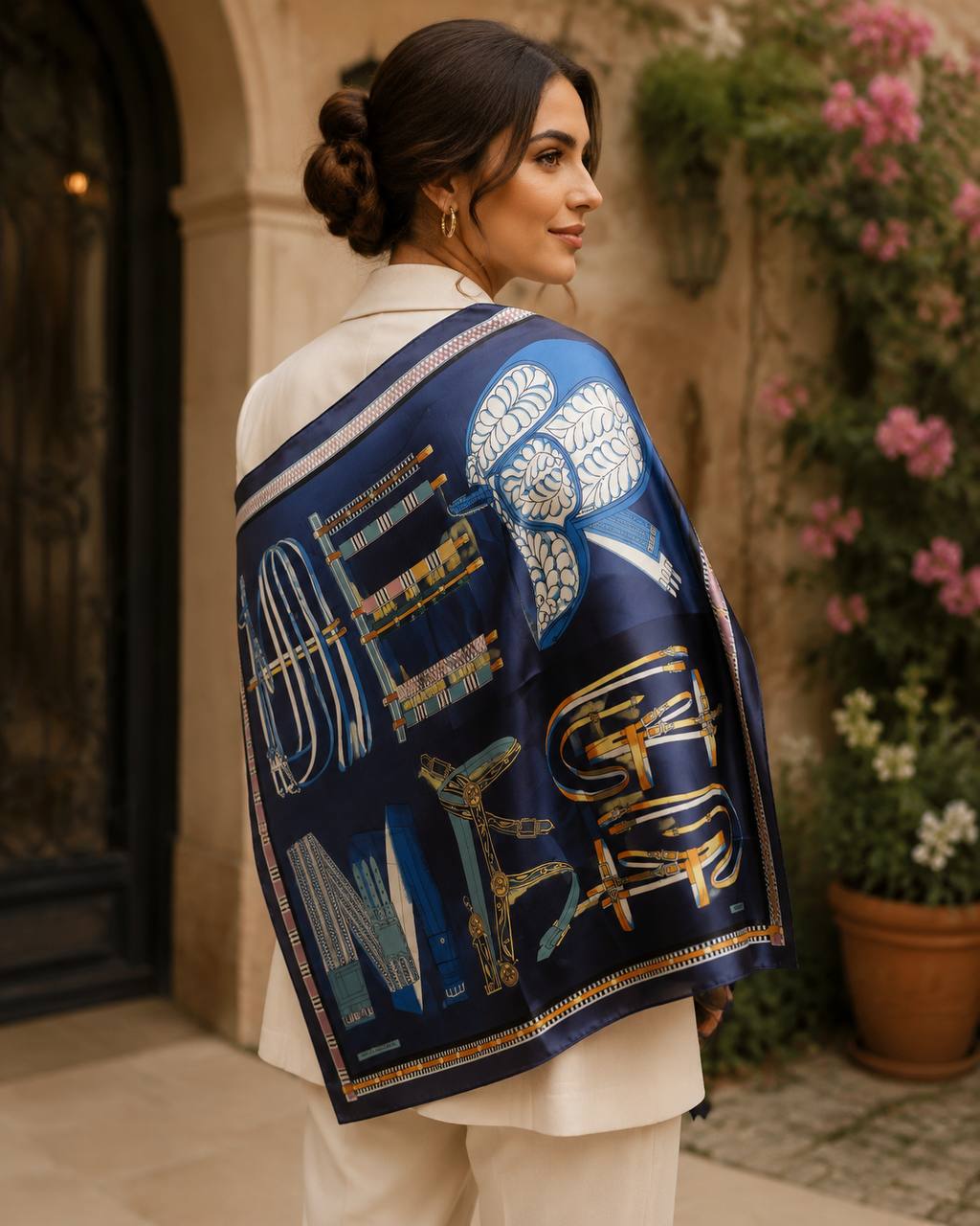 Hermes silk Shawl 7